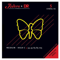 DR Strings Fodera Nickel 5 Medium XS (High C) 34105