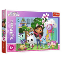 Trefl Puzzle 100 dielikov - Gabbyin domček pre bábiky / Gabby´s Dollhouse