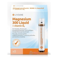 Livsane tekuté magnézium  s vitamínom B6 8x30ml