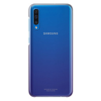 Samsung Galaxy A50 SM-A505F, plastový zadný kryt, továrenská výroba, priehľadný/fialový