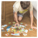 Bigjigs Toys Okrúhle podlahové puzzle Štyri ročné obdobia 50 dielikov