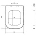 GSI GSI, TRACCIA WC sedátko, Soft Close, biela, MS69CN11
