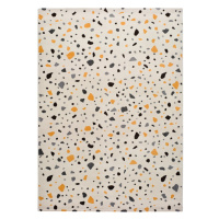 Biely koberec Universal Adra Punto, 80 x 150 cm