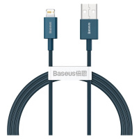 Nabíjací a dátový kábel USB, Lightning, 100 cm, 2400 mA, s ochranou proti zlomeniu, rýchle nabíj