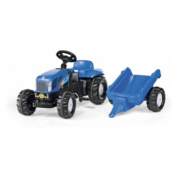 Rollytoys Šliapací traktor New Holland TVT190 s vlečkou