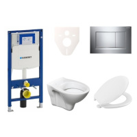 Cenovo zvýhodnený závesný WC set Geberit do ľahkých stien / predstenová montáž + WC S-Line S-lin