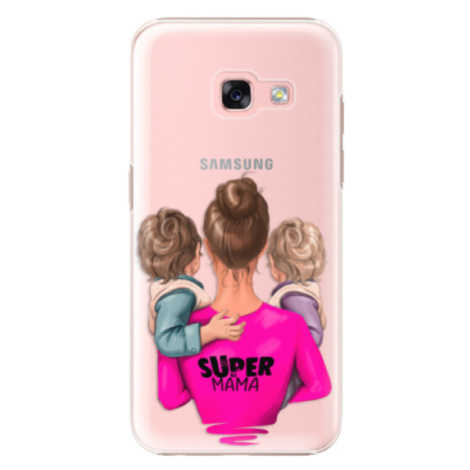 Plastové puzdro iSaprio - Super Mama - Two Boys - Samsung Galaxy A3 2017