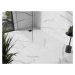MEXEN/S - Stone+ obdĺžniková sprchová vanička 110 x 90, biela, mriežka čierna 44109011-B