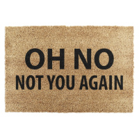 Rohožka z kokosového vlákna 40x60 cm Not You Again – Artsy Doormats