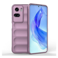 Huawei Honor 90 Lite, silikónové puzdro, stredne odolné proti nárazu, 3D vzor, fialové