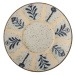 Dezertný tanier z kameniny v svetlomodrej a krémovej farbe ø 16 cm Leonie – Bloomingville
