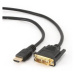 Cablexpert kábel pre monitor DVI-D/18+1/ - HDMI/19PIN/ M/M 3M