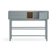 Modrý/sivý konzolový stolík 35x120 cm Corvo – Teulat