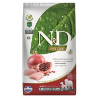N&D PRIME DOG Adult M/L Chicken & Pomegranate 2,5kg zľava