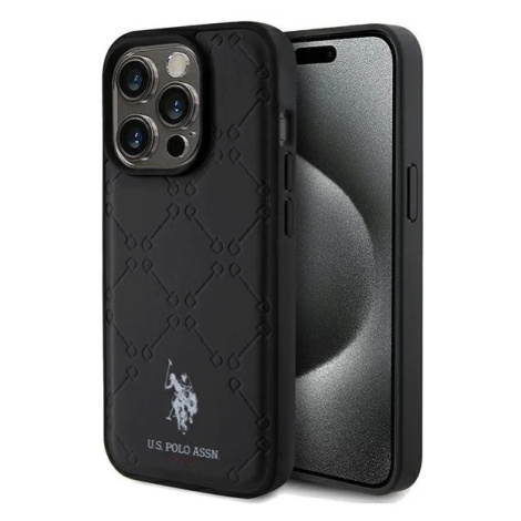 Kryt US Polo USHCP15XPYOK iPhone 15 Pro Max 6.7" black Yoke Pattern (USHCP15XPYOK)