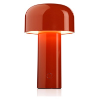 FLOS Bellhop nabíjateľná LED stolová lampa tehlovo červená