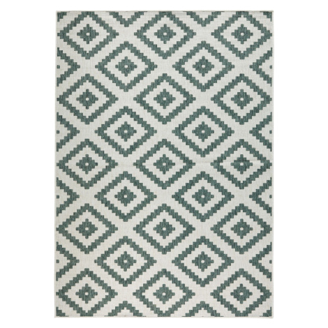 Kusový koberec Twin-Wendeteppiche 103131 grün creme – na ven i na doma - 80x150 cm NORTHRUGS - H