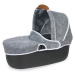 Kočík hlboký a športový DeLuxe Maxi Cosi & Quinny Grey Smoby 3v1 s nosítkom pre bábiku šedý