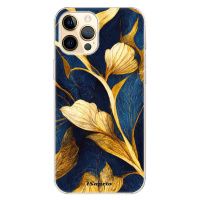 Odolné silikónové puzdro iSaprio - Gold Leaves - iPhone 12 Pro