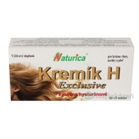 NATURICA Kremík H Exclusive + kyselina hyalurónová 30 + 15 tabliet