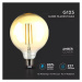 Žiarovka LED Filament E27 12,5W, 2200K, 1550lm, G125 VT2153 (V-TAC)