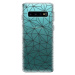 Plastové puzdro iSaprio - Abstract Triangles 03 - black - Samsung Galaxy S10