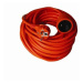Solight predlžovací kábel červená, 20 m