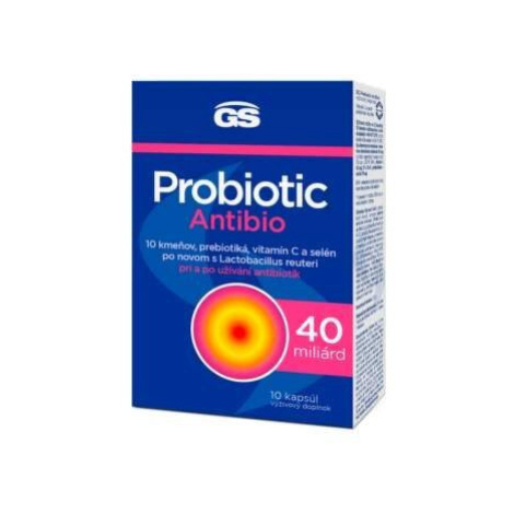 GS Probiotic antibio prebiotiká 10 kapsúl