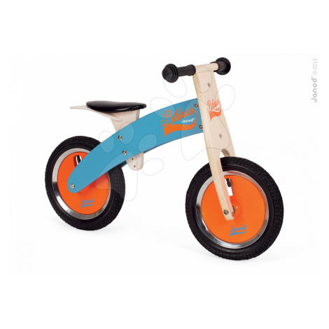 Janod drevený bicykel Bikloon Blue&Orange 03265 modro-oranžový