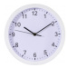 Hama 186341 Pure, nástenné hodiny, 25 cm, tichý chod, biele