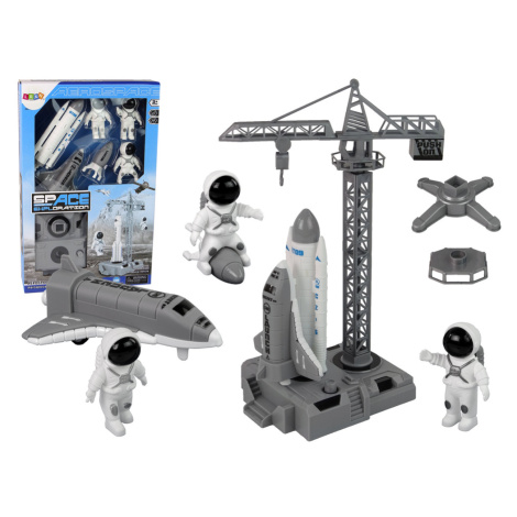 mamido  Space Kit Platform Raketový raketoplán Vesmírne figúrky