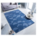 Modrý vlnený koberec Flair Rugs Gigi, 200 x 290 cm