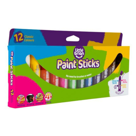 Little Brian Paint Sticks štandard 12 farieb