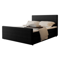 Expedo Čalúnená posteľ boxspring SICALA, 200x200, black