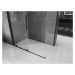 MEXEN/S - Velár sprchovací kút 160 x 70, transparent, čierna 871-160-070-01-70