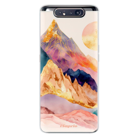 Odolné silikónové puzdro iSaprio - Abstract Mountains - Samsung Galaxy A80