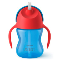 PHILIPS AVENT Hrnček so slamkou od 9 mesiacov s držadlami, chlapec, 200 ml