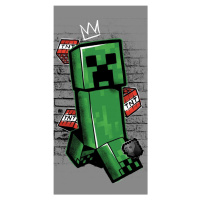 Detská osuška minecraft metro art creeper