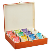 Drevená krabička na čaj s 12 priehradkami RD32165