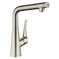 Hansgrohe Metris Select M71 drezová batéria s otočným raménkem vzhled nerezu 14883800