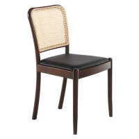 Estila Ratanová jedálenská stolička Forma Moderna hnedá z masívu 84cm