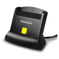 AXAGON CRESM2 USB externá čítačka 4slot Smart card/ID card + SD/microSD/SIM