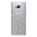Odolné silikónové puzdro iSaprio - Abstract Triangles 02 - white - Samsung Galaxy S8