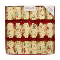 Vianočné crackery v súprave 6 ks Holiday Time - Robin Reed