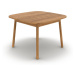 Rozkladací jedálenský stôl z dubového dreva v prírodnej farbe 100x120 cm Twig – The Beds