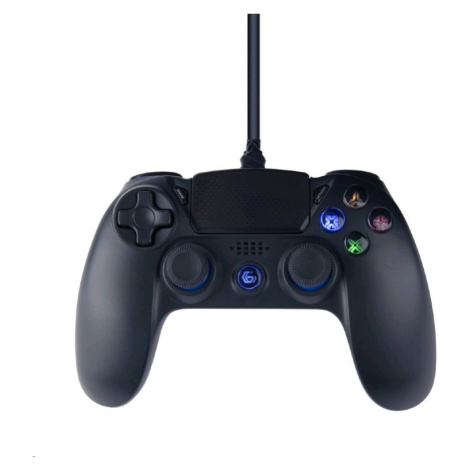 Joy Gamepad GEMBIRD JPD-PS4U-01 pro PS4 a PC, vibrační, 3m