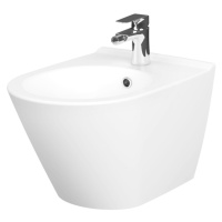 Cersanit City Oval, závesný bidet 52x37cm, biela, K35-043