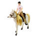 mamido  Figúrka jazdca s bielym koňom