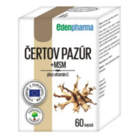 EDENPHARMA Čertov pazúr + MSM 60 kapsúl