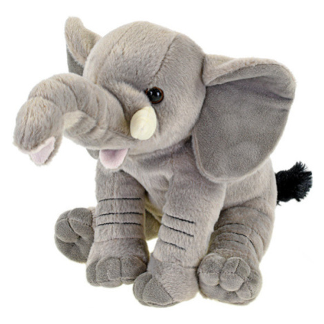 Slon plyšový 20cm sediaci 0m + v sáčku Mikro Trading